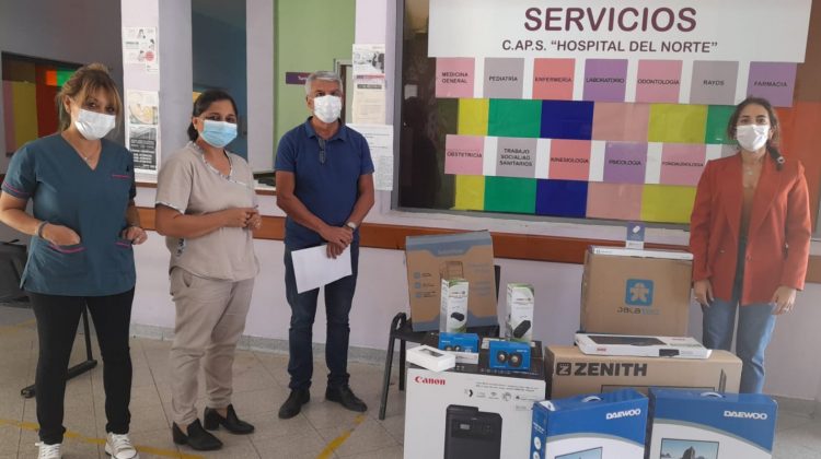 Hospitales de San Luis y La Punta recibieron equipamiento informático