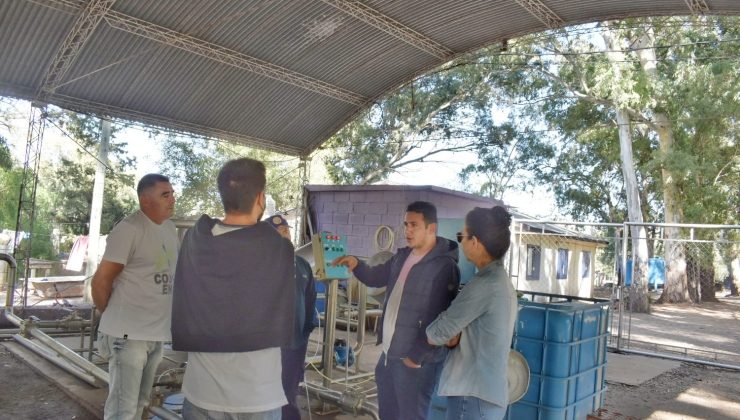 San Luis Agua realizó una inspección en la planta potabilizadora de Nogolí