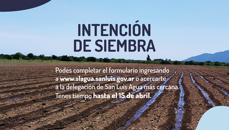 Abrió el plazo de presentación del trámite de Intención de Siembra Otoño – Invierno 2022