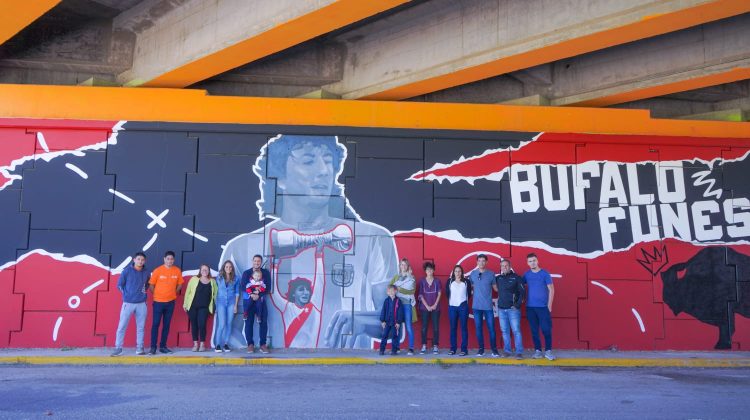 “Pinta San Luis”: un mural que relata la historia del “Búfalo” Funes