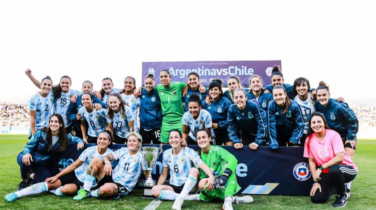 Ante una multitud, Argentina le ganó 1-0 a Chile en La Punta