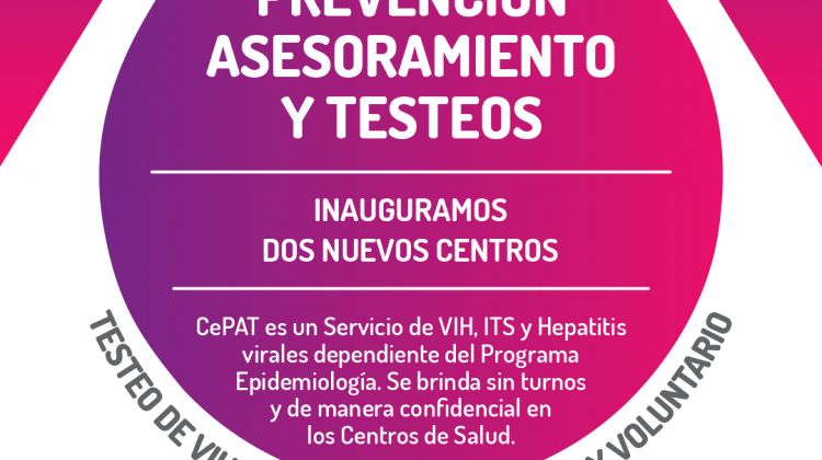 En Potrero de los Funes y Luján: Salud inaugura dos Centros de Prevención Asesoramiento y Testeo