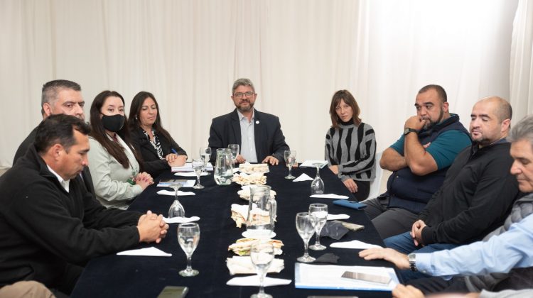 Reunión de trabajo con comerciantes de Villa Mercedes