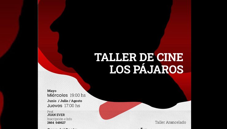 Dictarán el Taller de “Cine los Pájaros” en la Casa del Poeta