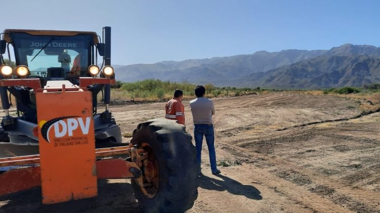 Realizaron mantenimiento del anillo cortafuego de la ciudad de La Punta