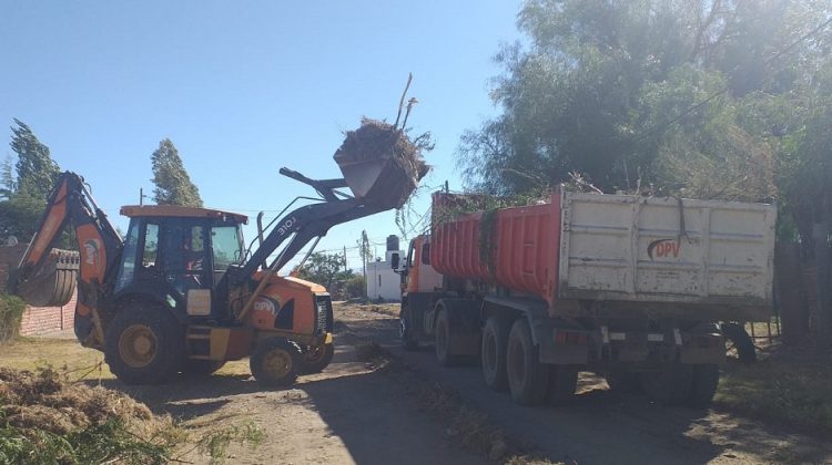 Vialidad Provincial realizó reparación y mantenimiento de caminos, desmalezado y colocación de cartelería