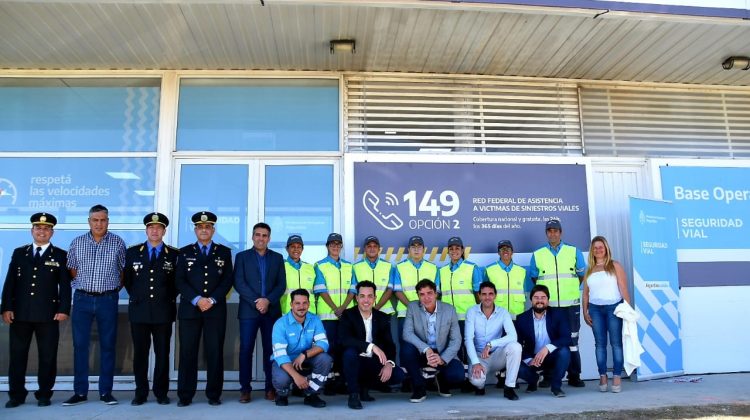 Inauguraron una base operativa de control vehicular de la Agencia Nacional de Seguridad Vial