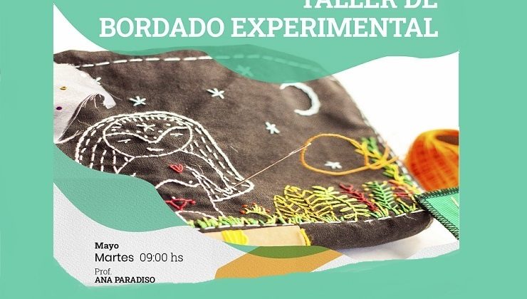 El bordado experimental, una opción para aprender nuevas técnicas en la Casa del Poeta