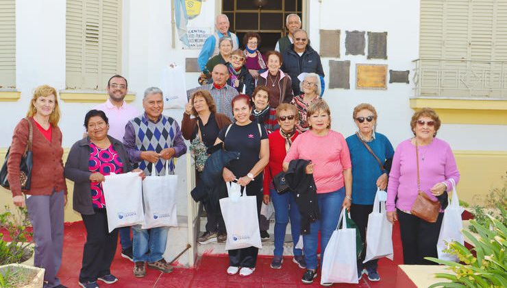 La Universidad de La Punta estrecha lazos con jubilados de la provincia