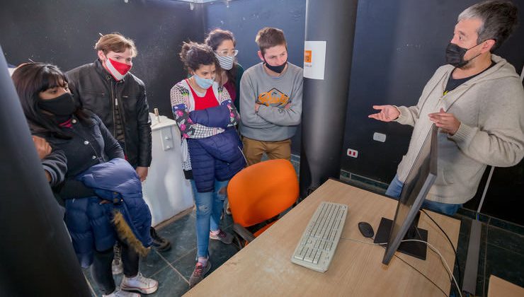 Alumnos de la escuela digital N°8 de La Carolina visitaron el Parque Astronómico