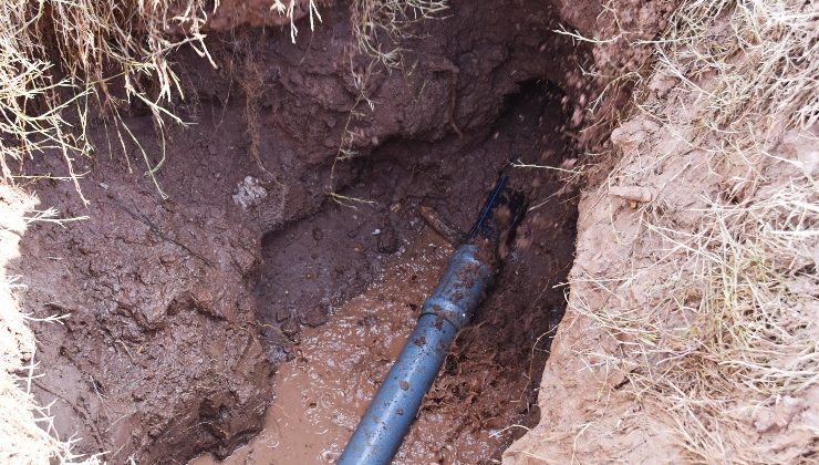 San Luis Agua realizó una intervención en el Acueducto Potrero de los Funes