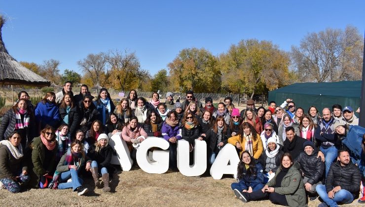 Docentes del Instituto “San Luis Gonzaga” participaron de una capacitación en la Granja Agroecológica Cruz de Piedra