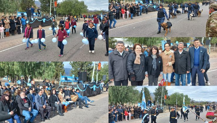 Sueño cumplido en Los Molles-El Suyuque: con mucho color y fervor celebraron el Día de la Patria