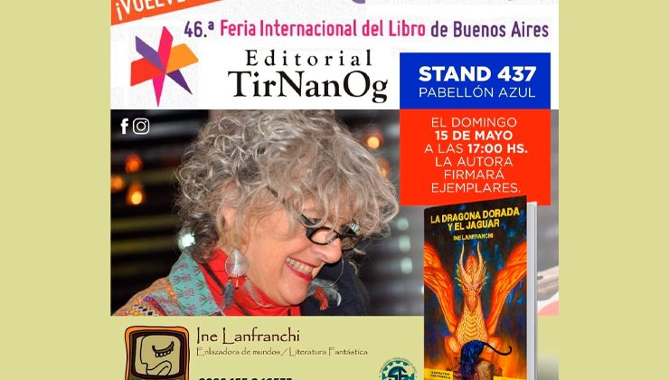 La escritora Ine Lanfranchi participará este domingo en la Feria Internacional del Libro