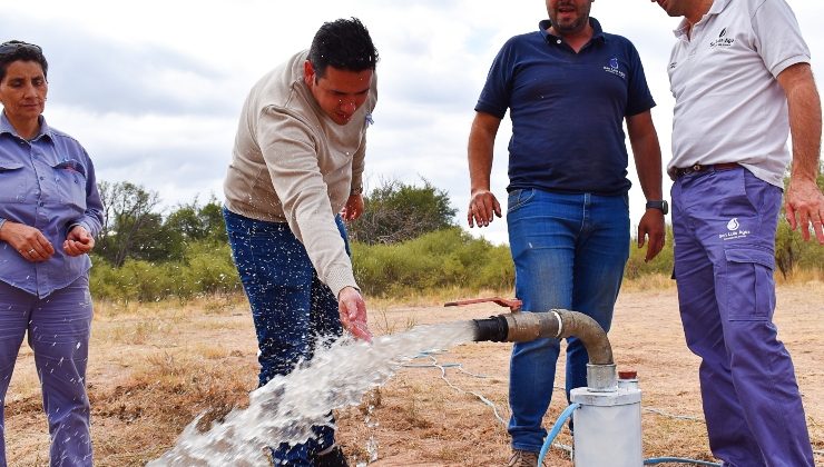 San Luis Agua realizó una nueva perforación en Pozo Cavado