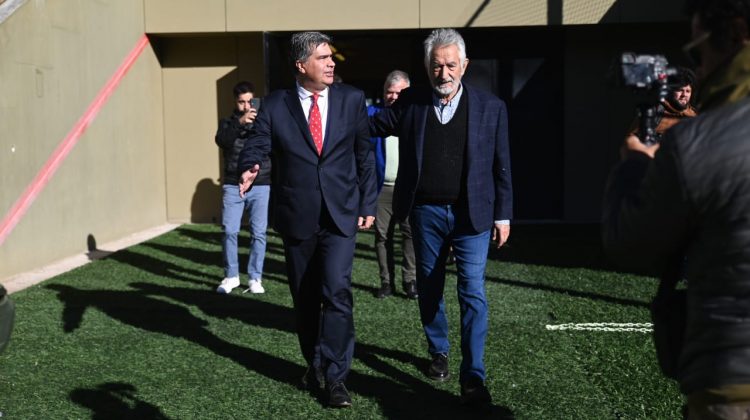 El gobernador de Chaco junto a Alberto Rodríguez Saá visitó Villa Mercedes y elogió el Parque La Pedrera