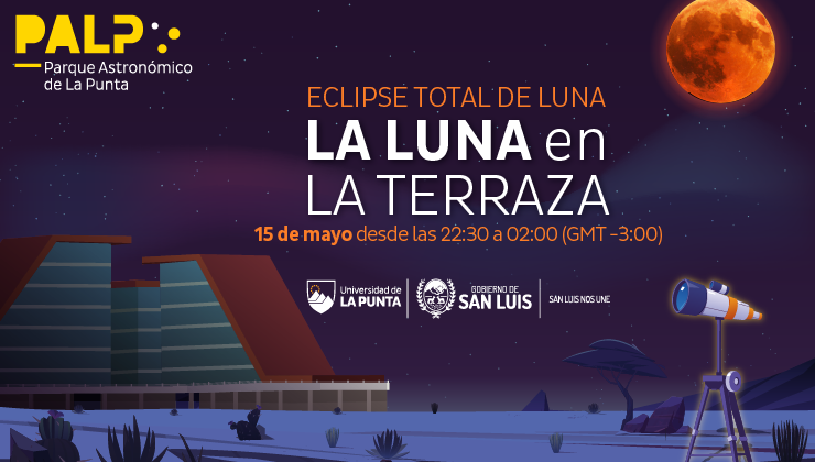 Este domingo desde Terrazas podrá disfrutarse del eclipse total de Luna