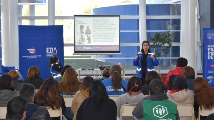 Continúan las capacitaciones en primeros auxilios al personal de Transporte