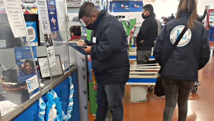 Realizaron un mega operativo de control en supermercados de San Luis