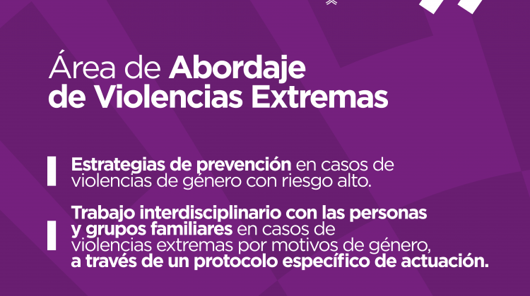 El Gobierno de San Luis presenta el Área de Abordaje de Violencias Extremas