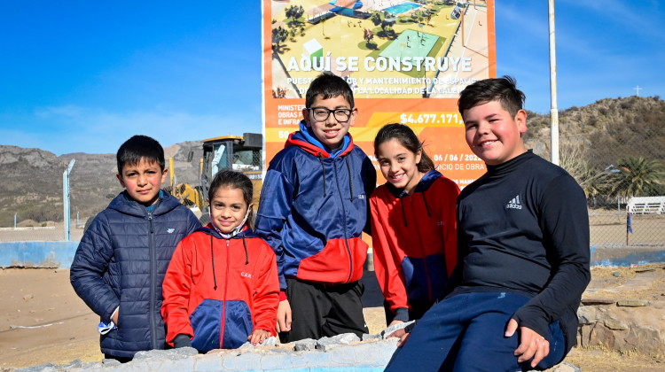 Vecinos de La Calera celebraron una anhelada obra para toda la comunidad