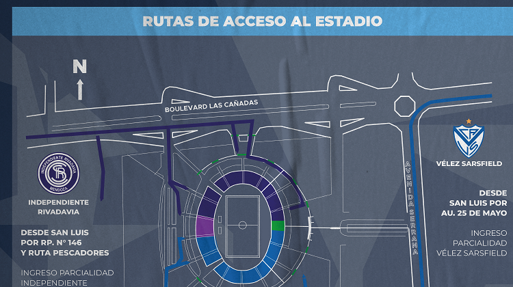 Vélez vs. Independiente Rivadavia: las puertas del Estadio abrirán a las 19:00