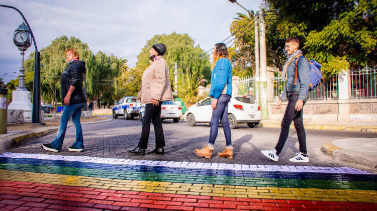 La comunidad LGBTIQ+ realizó una jornada de visibilización