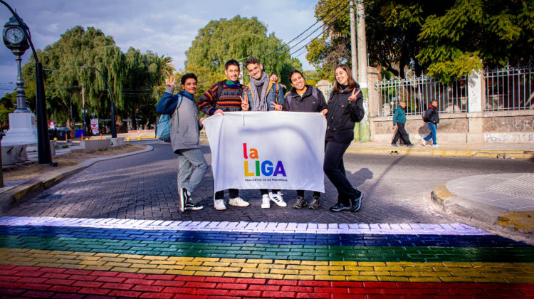 La comunidad LGBTIQ+ realizó una jornada de visibilización