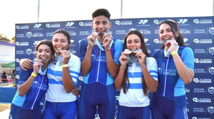 San Luis volvió a ser protagonista y conquistó otras siete medallas en el Campeonato Argentino de Pista