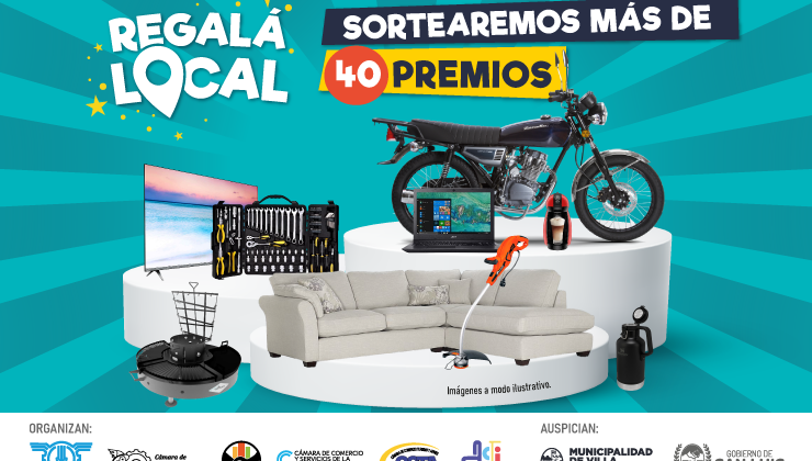 “Regalá local” sorteará más de 40 premios por el Día del Padre