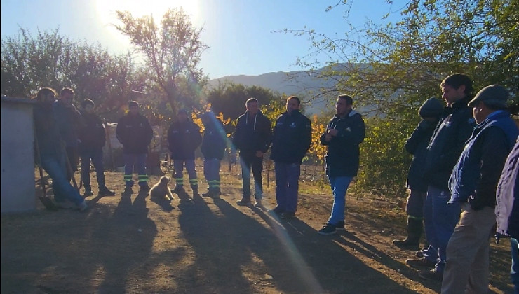 San Luis Agua participó de una reunión con los usuarios del Paraje Juan Gómez