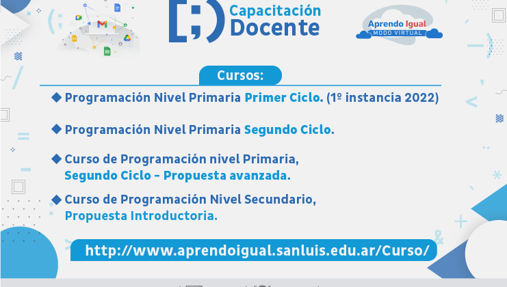 Comienza un nuevo ciclo de capacitación de programación para docentes