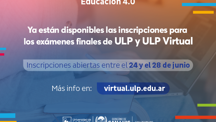 Habilitaron las inscripciones para rendir finales en la ULP y ULP Virtual