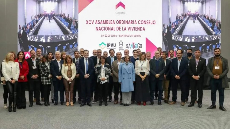 San Luis participó de una nueva asamblea del Consejo Nacional de la Vivienda en Santiago del Estero