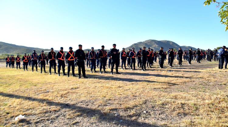 Búsqueda de Guadalupe: segunda jornada de trabajo conjunto entre la Policía y Gendarmería 