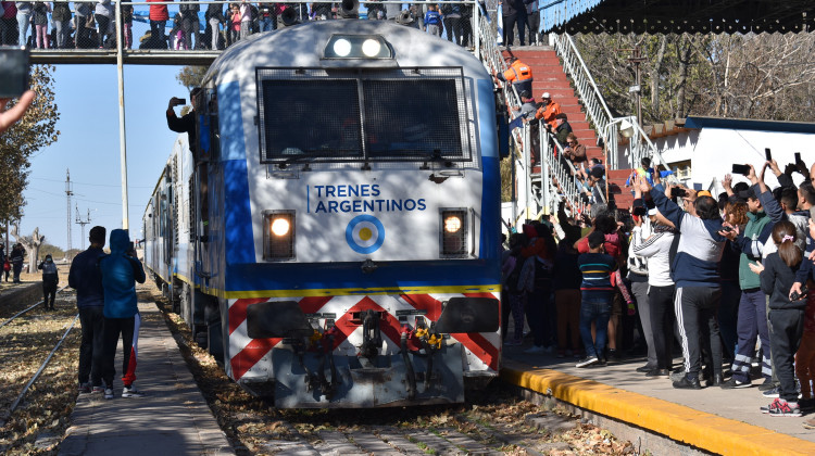 El próximo martes 12 de julio, llega el primer tren “Marcha Blanca” a San Luis