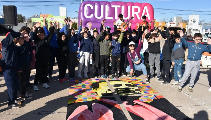 Con arte al aire libre, los Intercolegiales Culturales brillaron en Villa Mercedes