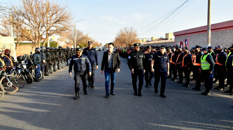 El Ministerio de Seguridad realizó un nuevo megaoperativo en toda la provincia