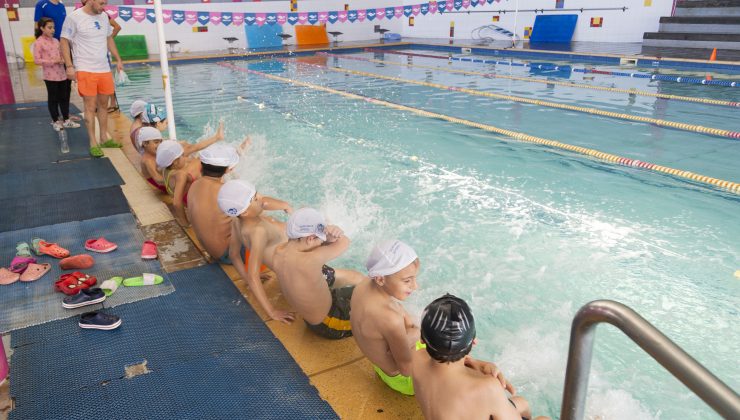 Plan Provincial de Natación: los alumnos felices con el regreso a las piletas