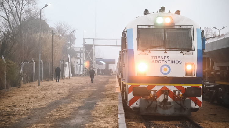 Luego de 30 años, el tren volvió a salir desde Justo Daract