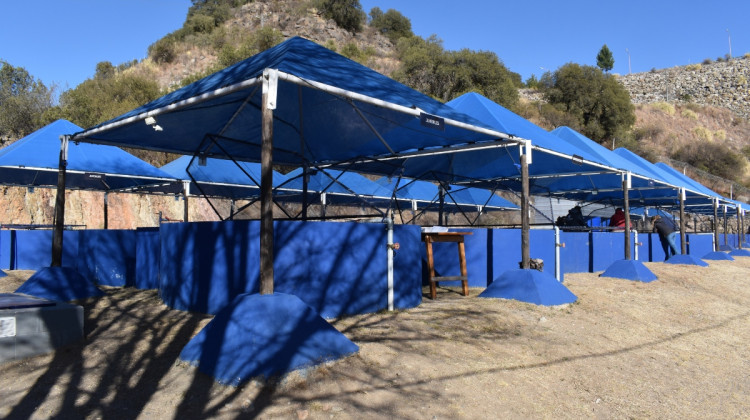 San Luis Agua realizó mediciones en la Estación de Piscicultura de Río Grande