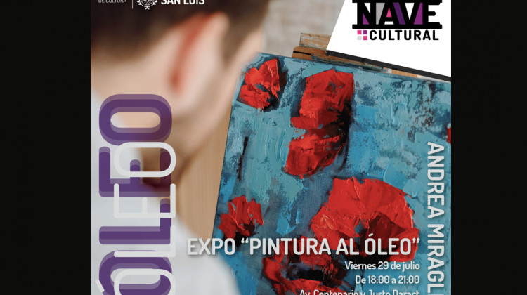 En la Nave Cultural se inaugura la “Expo Pintura al Óleo”