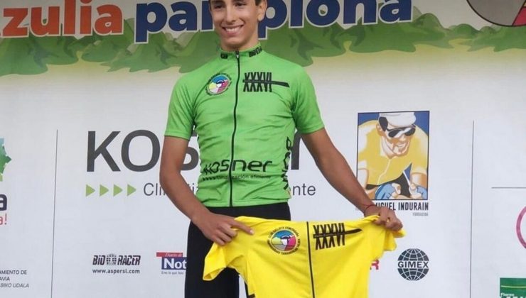 Histórico triunfo de Bernardo Cambareri en España: ganó la Vuelta a Pamplona junior