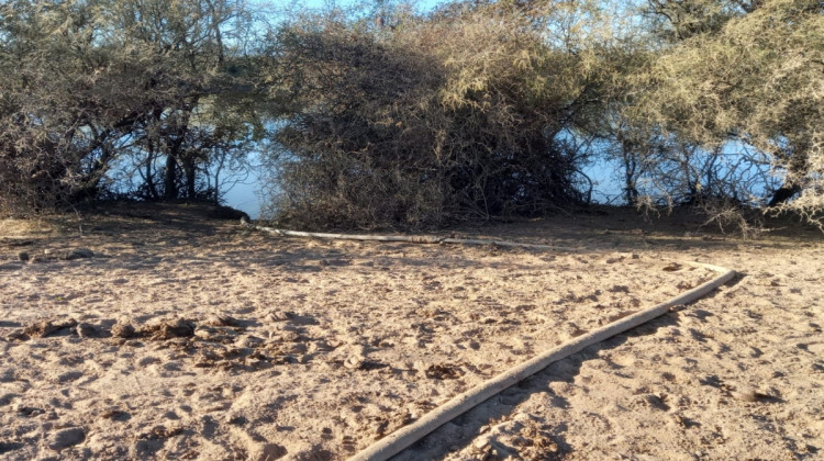 San Luis Agua interrumpió dos conexiones clandestinas de gran caudal de agua cruda