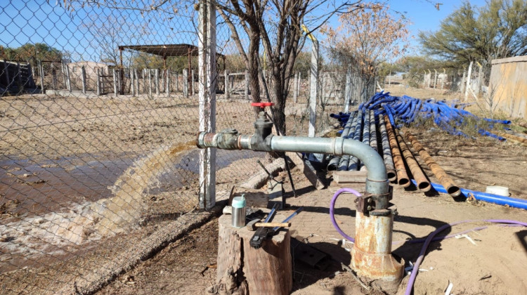 San Luis Agua refuncionalizó un pozo público en Alto Pencoso