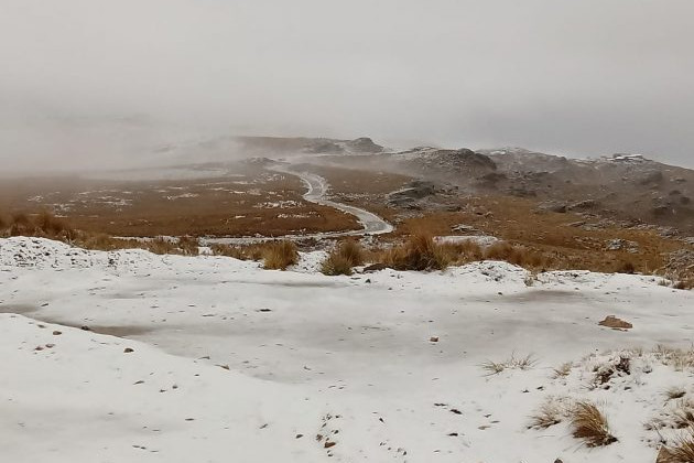 Desmejora el tiempo y mañana podría nevar en las zonas serranas