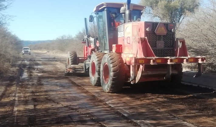 Vialidad provincial trabajó esta semana en los departamentos Pueyrredón, Ayacucho, Belgrano, Pringles y Pedernera