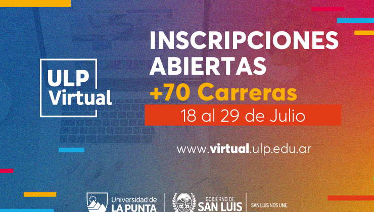 La ULP Virtual abrió nuevamente sus inscripciones