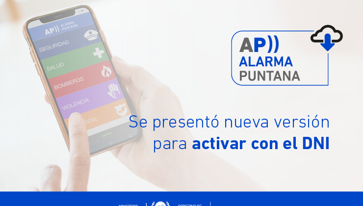 Alarma Puntana: se presentó nueva versión para activar con el DNI