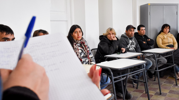 La escuela de alfabetización itinerante llegó a Luján 